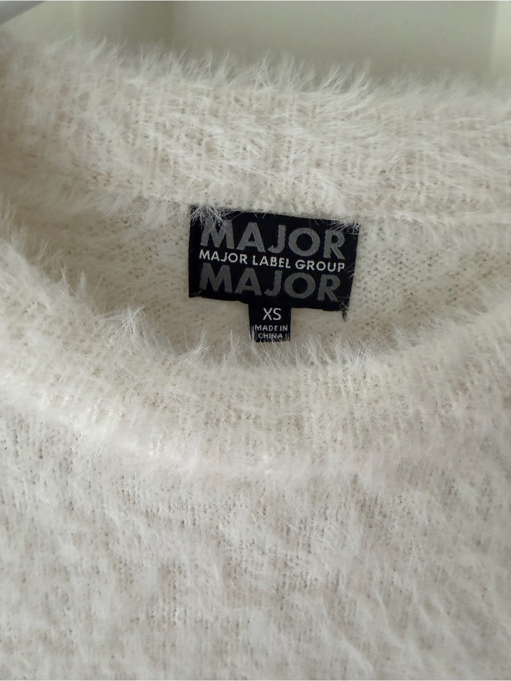 Major Label Group Crewneck Sweater with Red Cherry Motif - Picture 2 of 6